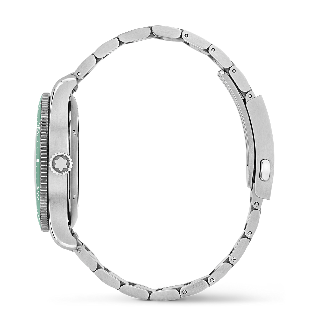 Montblanc Iced Sea Automatic Date 41 mm MB129373, green glacier-pattern dial, steel bracelet – view 4 of 5