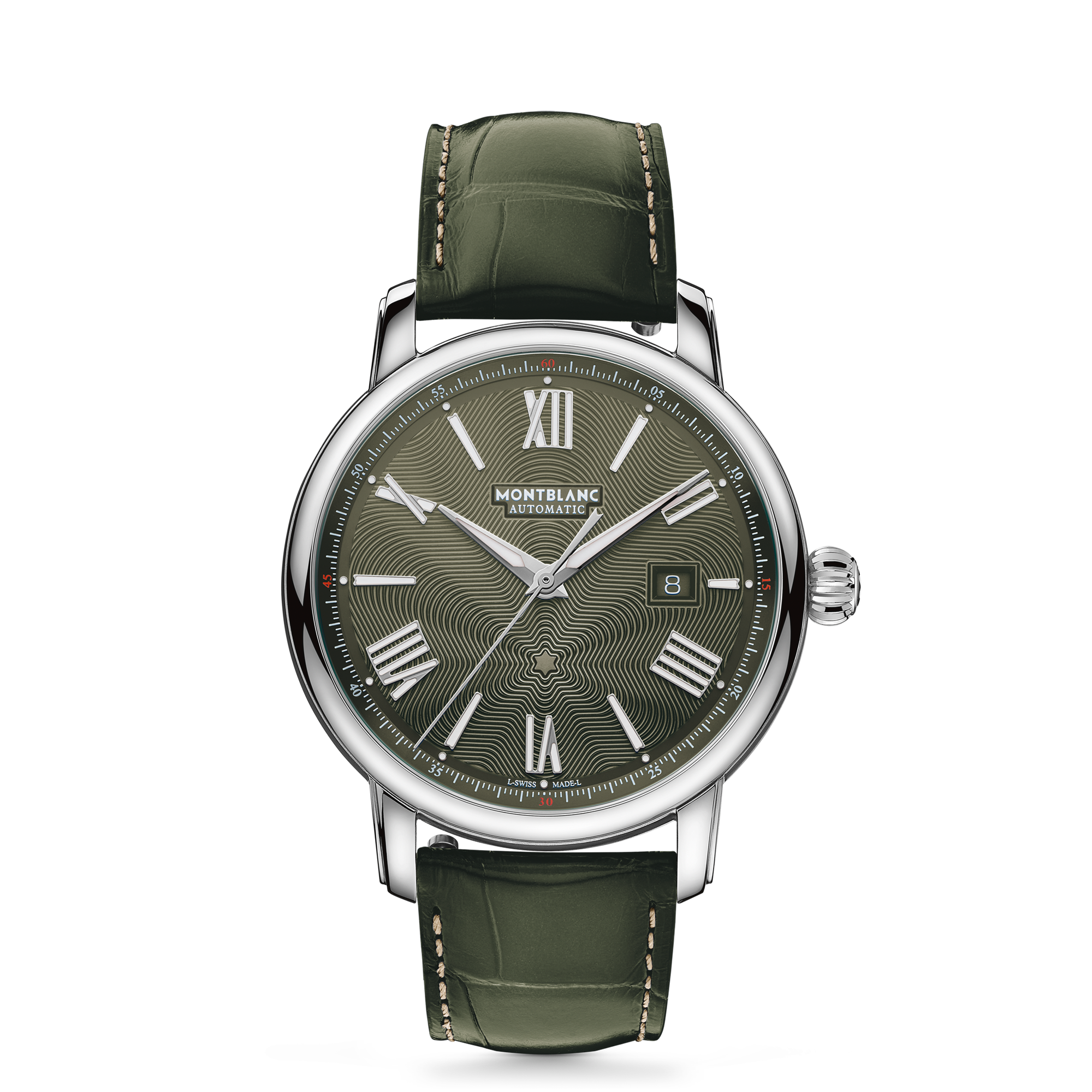 Montblanc Star Legacy Automatic Date 43 mm Limited Edition Green Leather MB132948