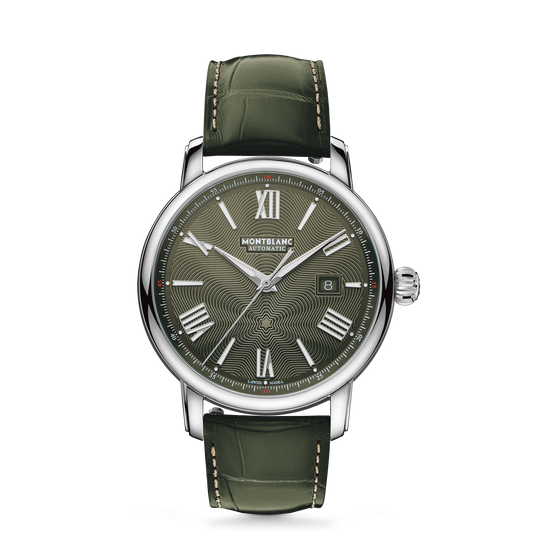 Montblanc Star Legacy Automatic Date 43 mm Limited Edition MB132948, green dial, leather strap – view 1 of 6