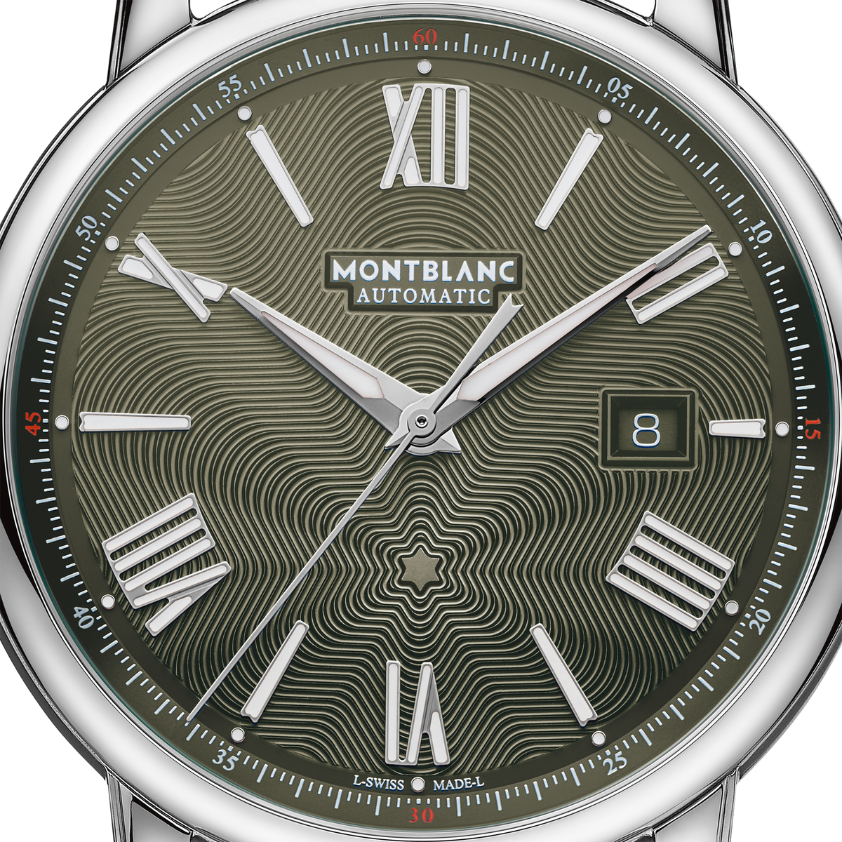 Montblanc Star Legacy Automatic Date 43 mm Limited Edition MB132948, green dial, leather strap – view 6 of 6