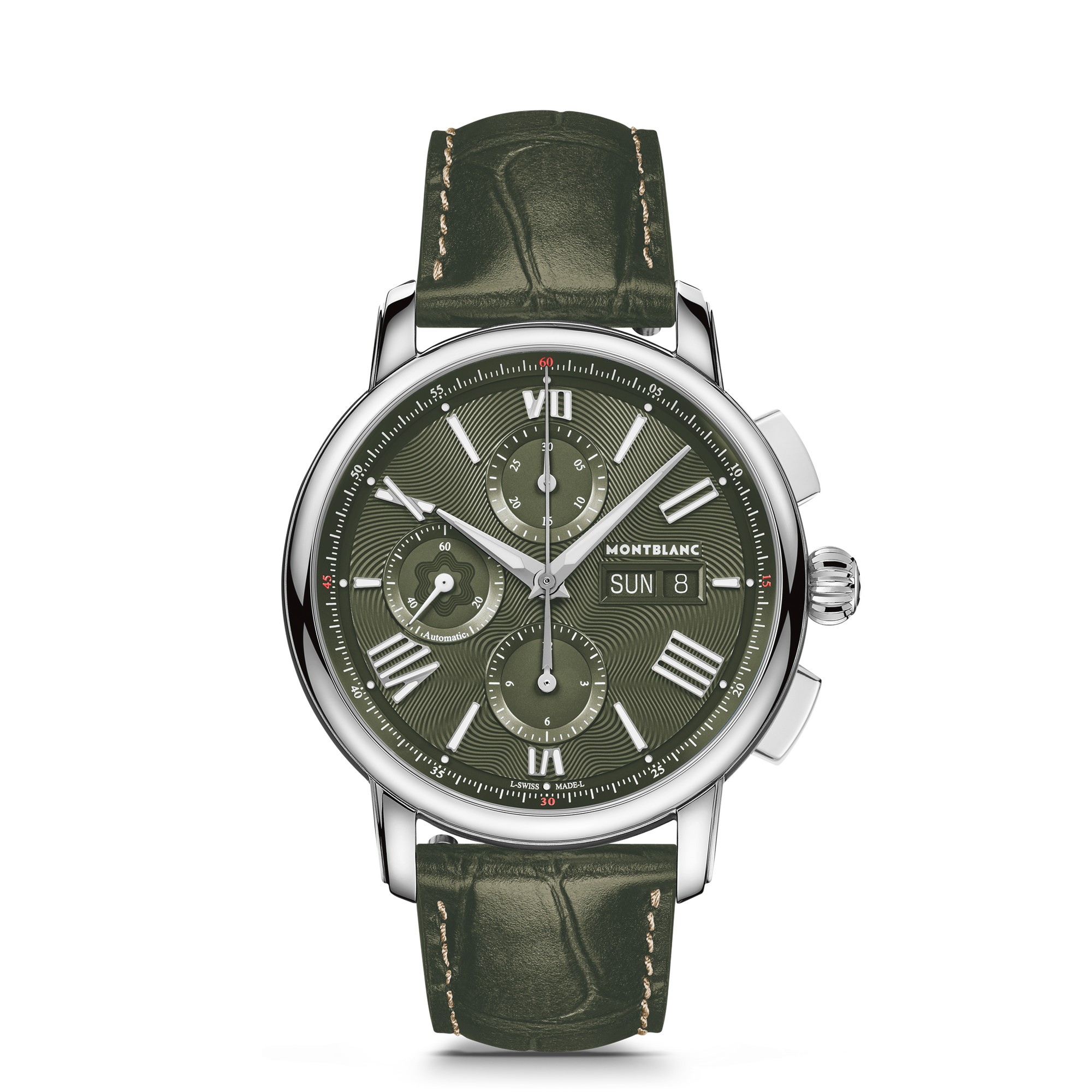 Montblanc Star Legacy Chronograph Day & Date Limited Edition Green Leather MB132950