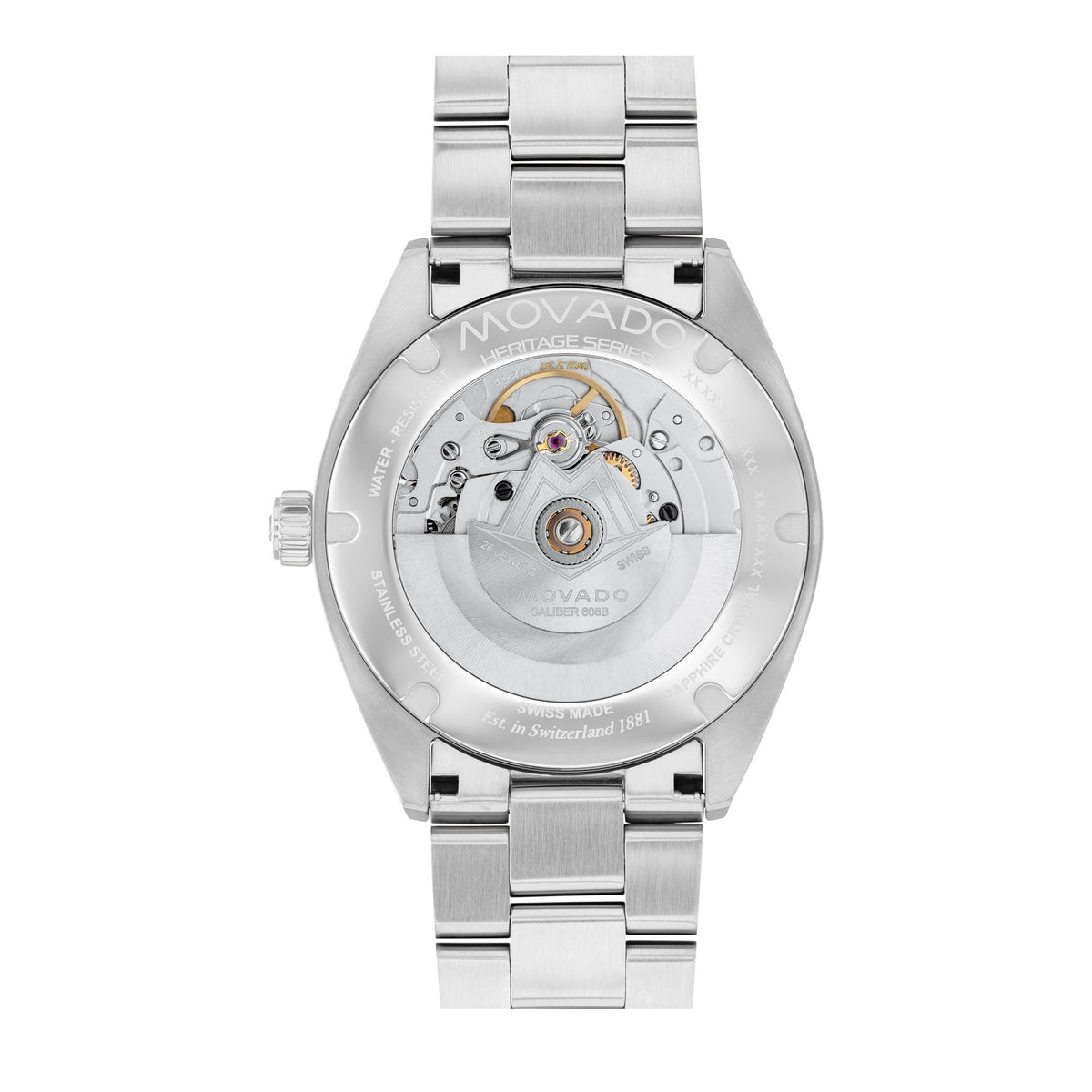 Movado Heritage 3650175 – case back