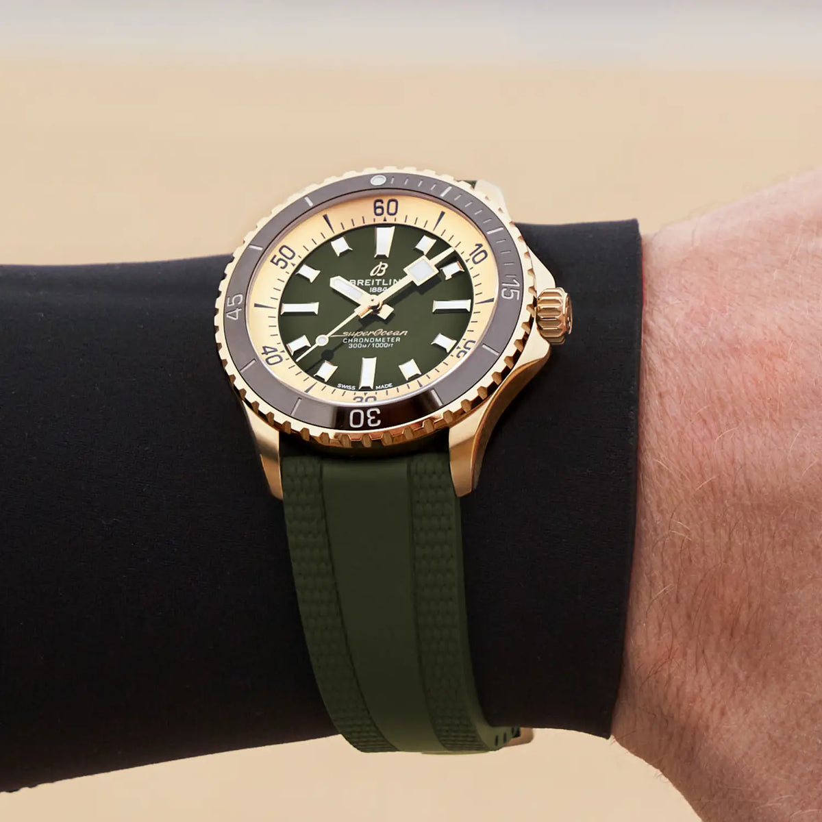 Breitling Superocean Automatic 42 N17375201L1S1 – shown on the wrist