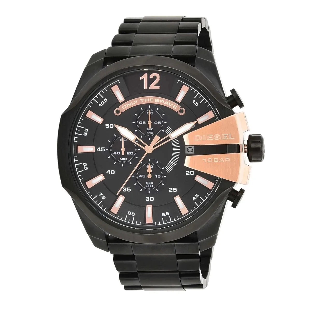 Diesel Chief Chronograph Black Dial Stainless Steel Men'S Watch