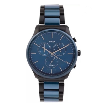 TIMEX Men Blue Round Dial Analog Watch - TWEG21703