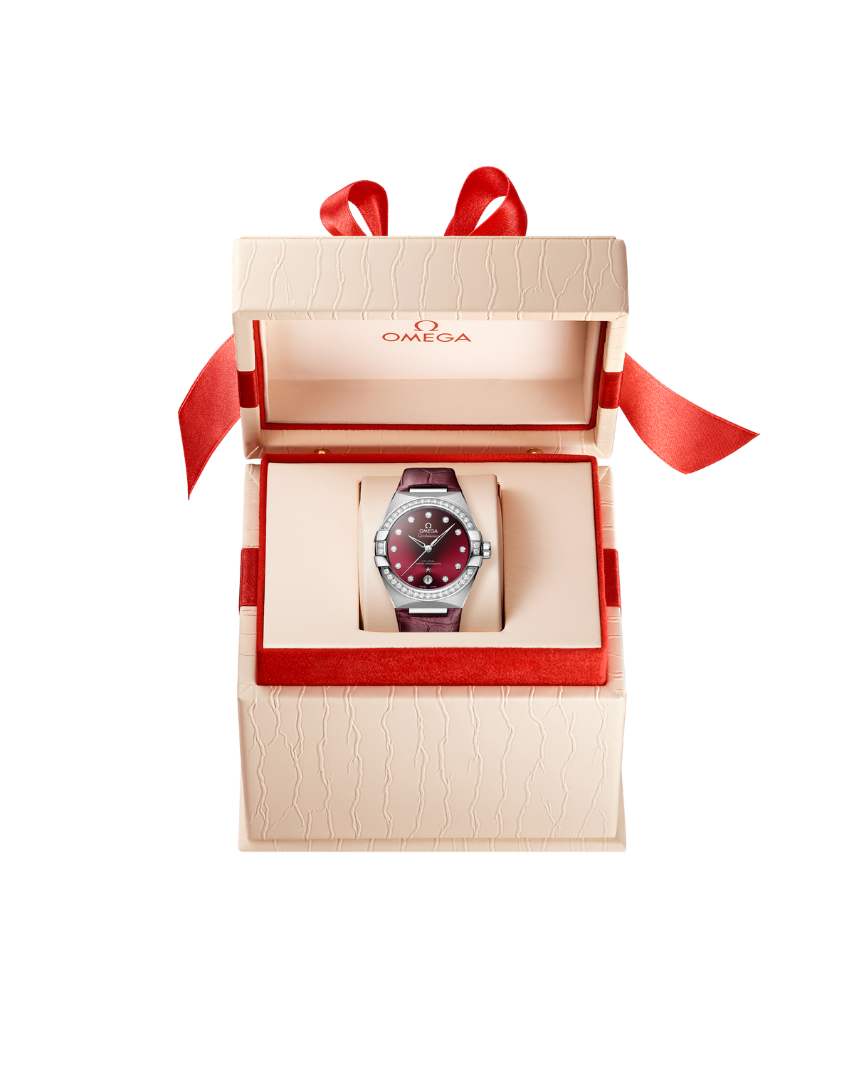 OMEGA Constellation 131.18.36.20.61.001, 36 mm steel with red dial – official gallery image 4