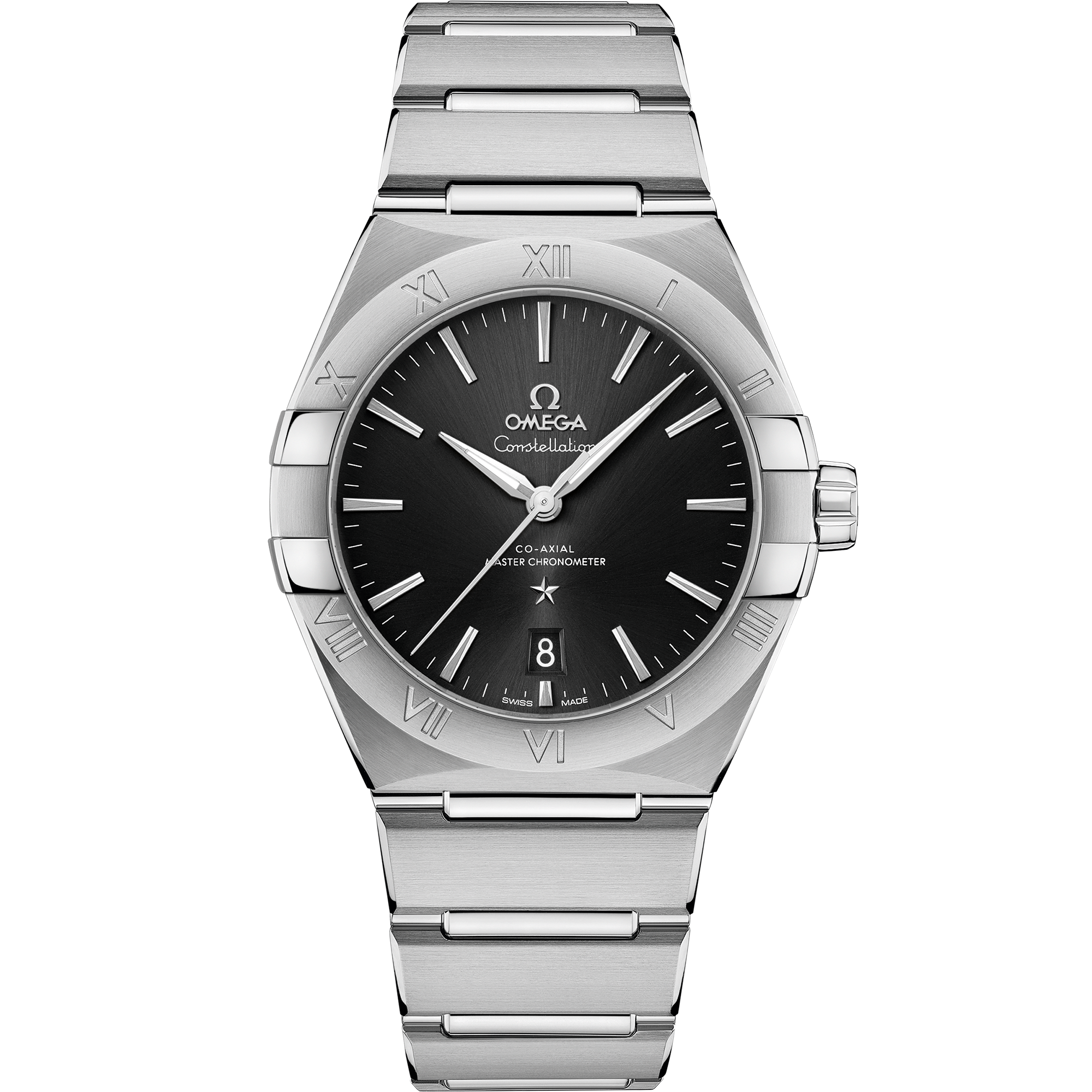 Omega Constellation 131.10.39.20.01.001 39 mm Steel Black Dial Watch for Men
