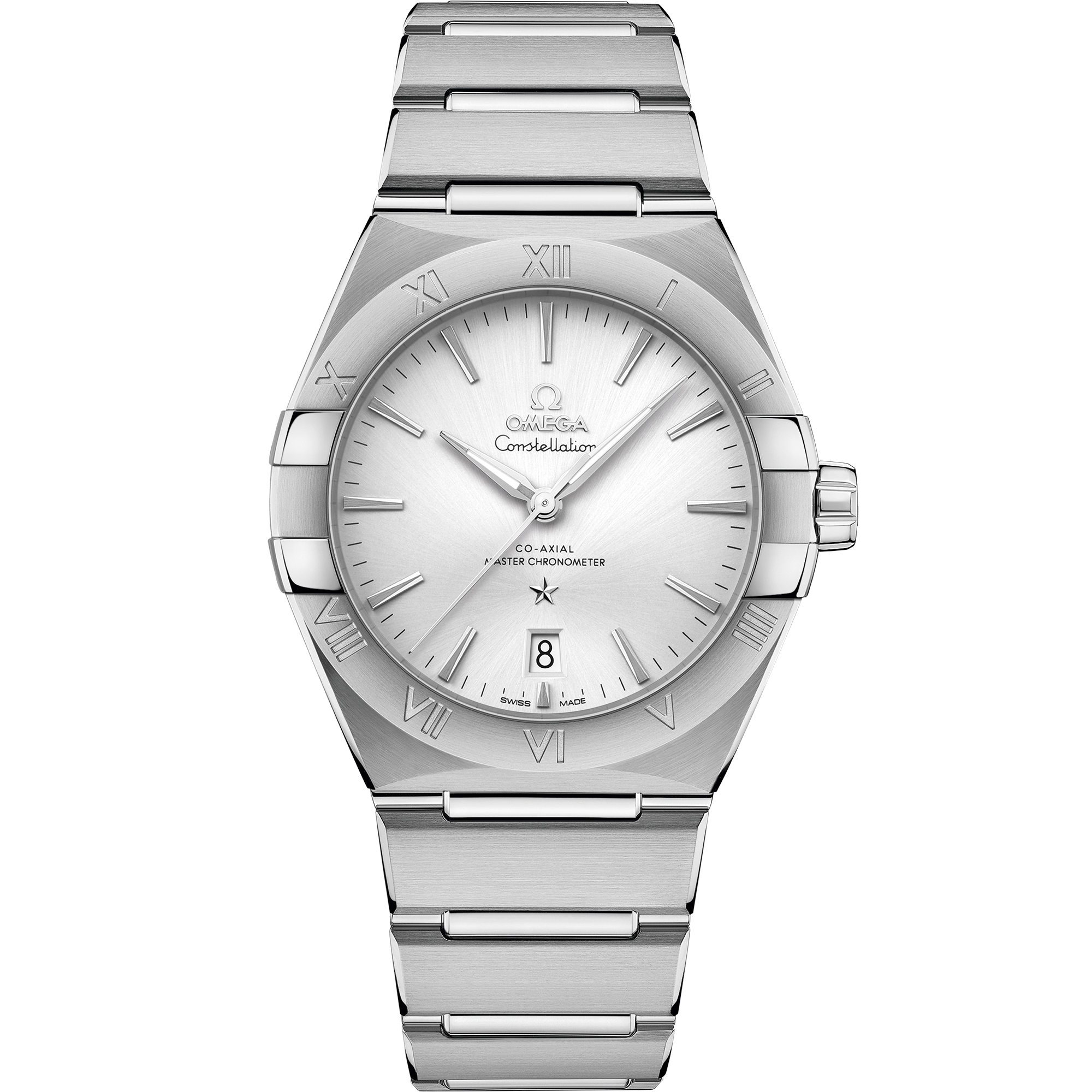Omega Constellation 131.10.39.20.02.001 39 mm Steel Silver Dial Watch for Men