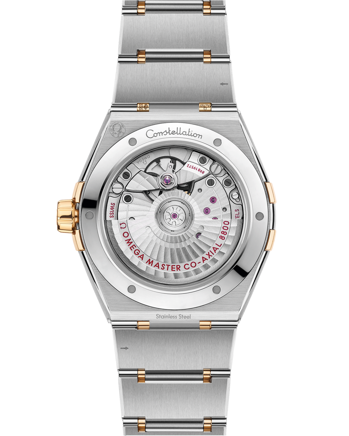 OMEGA Constellation 131.20.39.20.02.002, 39 mm steel & yellow gold with silver dial – official gallery image 2