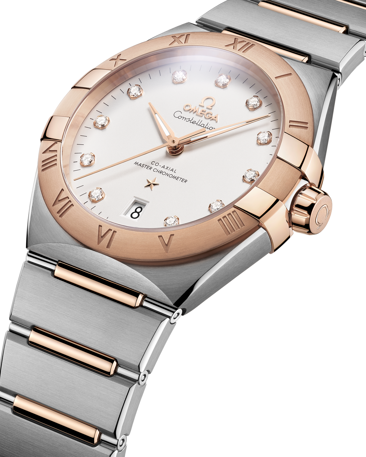 OMEGA Constellation 131.20.39.20.52.001, 39 mm steel & sedna™ gold with silver dial – official gallery image 3