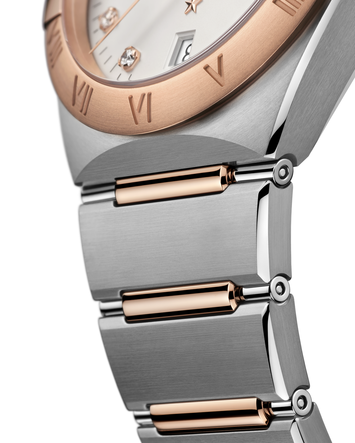 OMEGA Constellation 131.20.39.20.52.001, 39 mm steel & sedna™ gold with silver dial – official gallery image 4