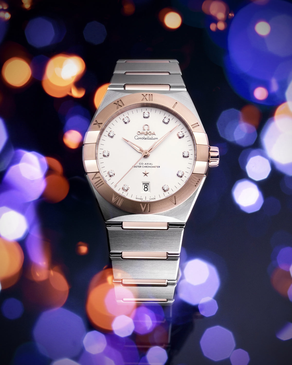 OMEGA Constellation 131.20.39.20.52.001, 39 mm steel & sedna™ gold with silver dial – official gallery image 6