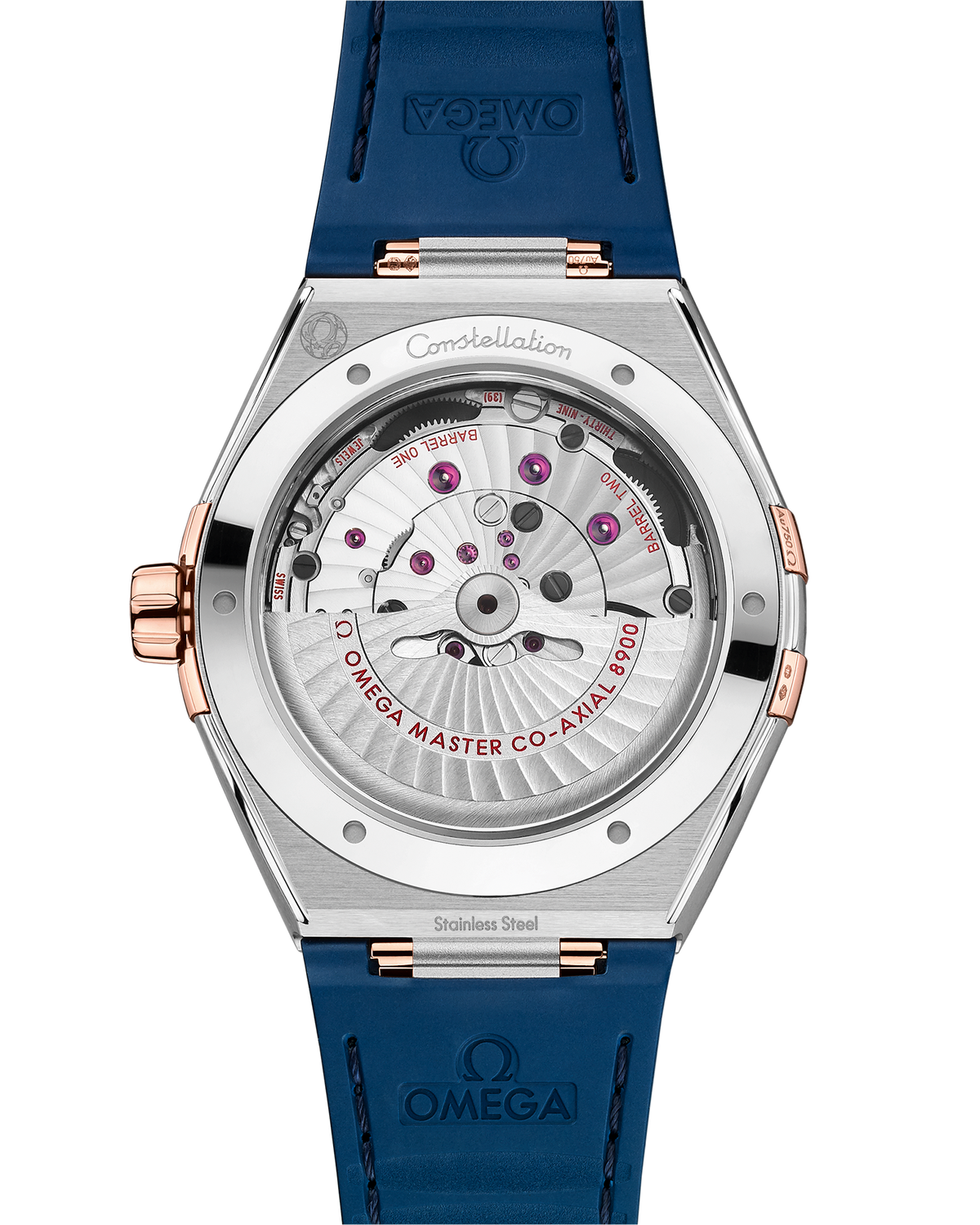 OMEGA Constellation 131.23.41.21.03.001, 41 mm steel & sedna™ gold with blue dial – official gallery image 2