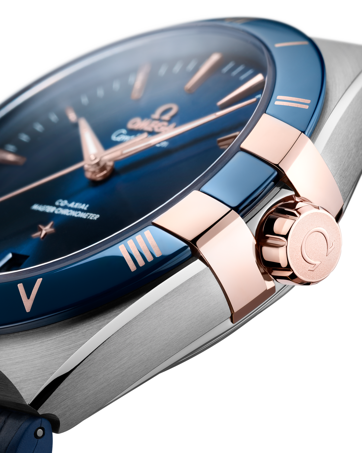 OMEGA Constellation 131.23.41.21.03.001, 41 mm steel & sedna™ gold with blue dial – official gallery image 3