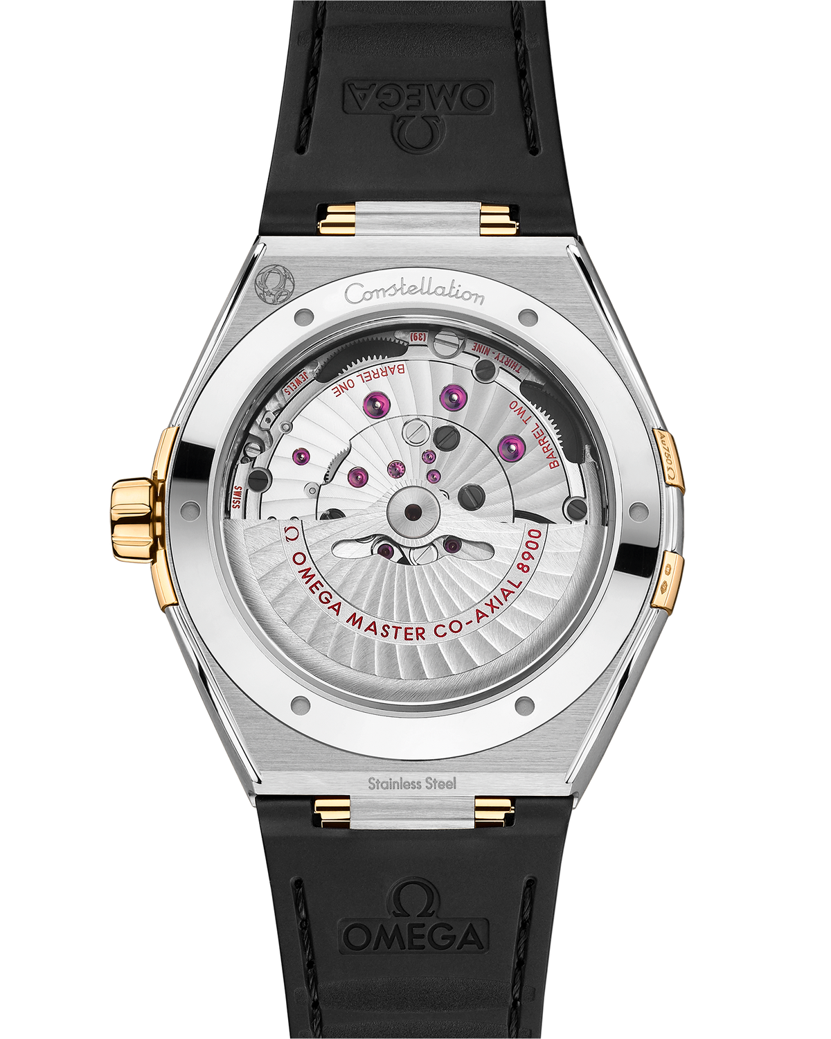 OMEGA Constellation 131.23.41.21.10.001, 41 mm steel & yellow gold with green dial – official gallery image 2