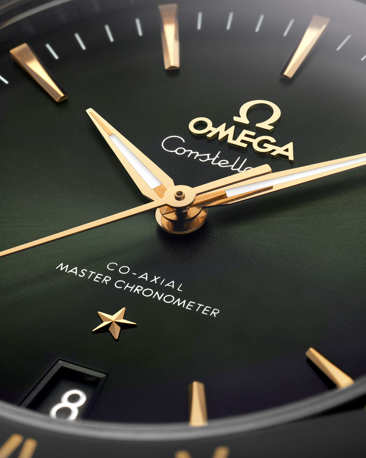 OMEGA Constellation 131.23.41.21.10.001, 41 mm steel & yellow gold with green dial – official gallery image 3