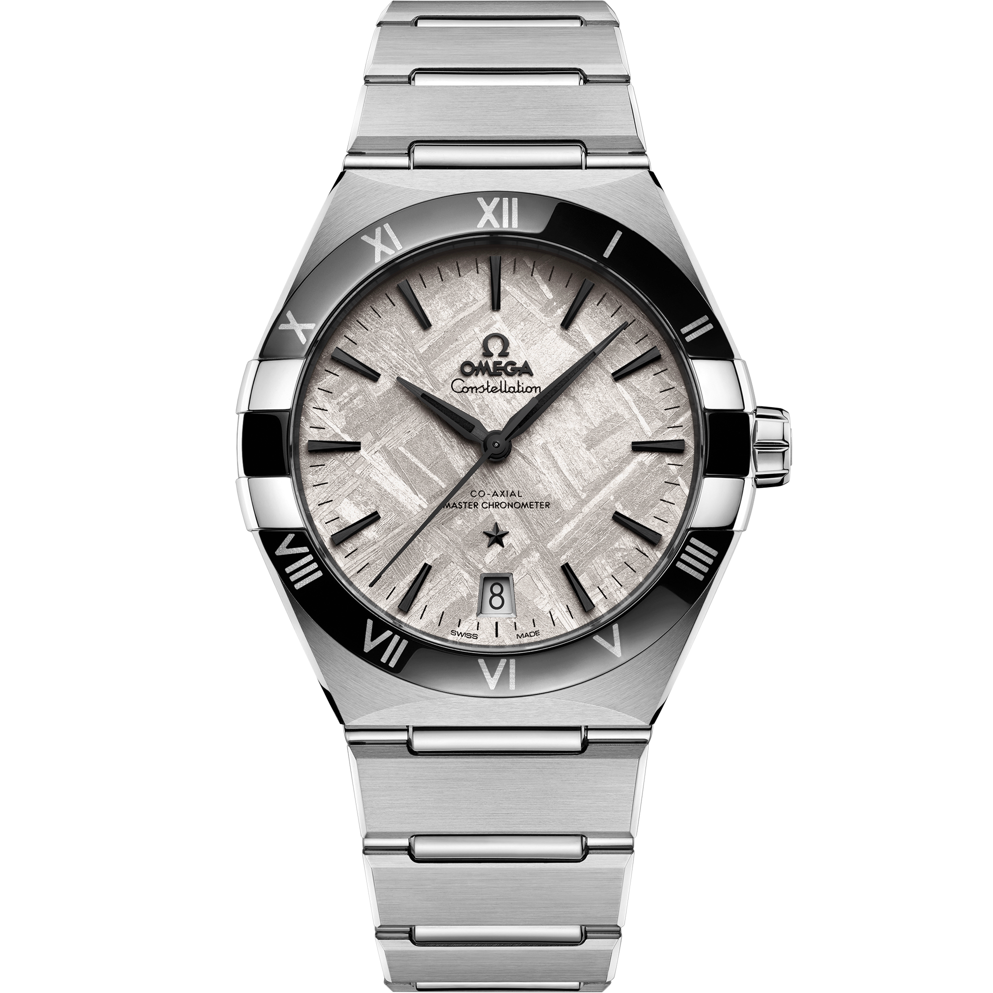 Omega Constellation Meteorite 131.30.41.21.99.001 41 mm Steel Grey Dial Watch for Men