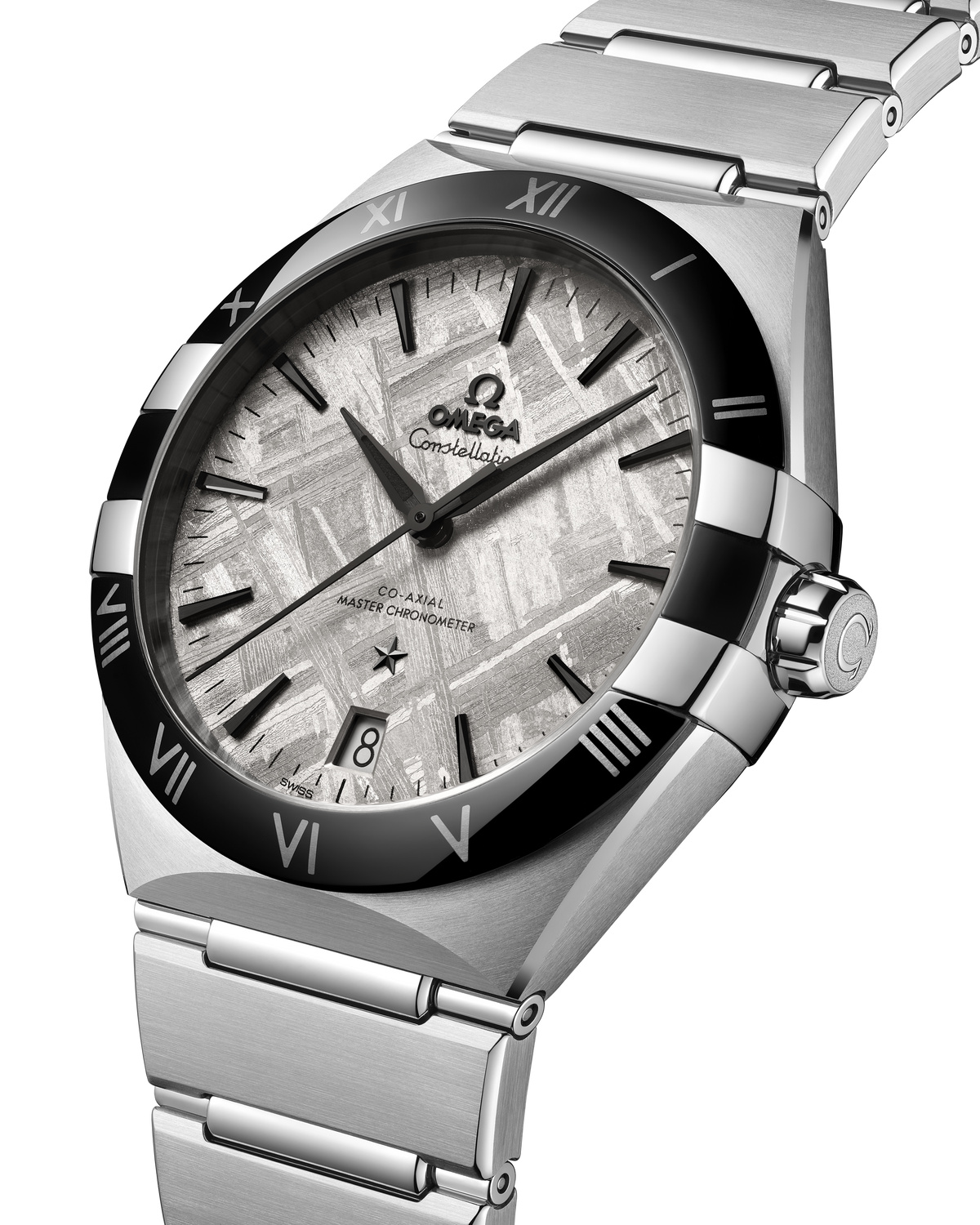 OMEGA Constellation Meteorite 131.30.41.21.99.001, 41 mm steel with grey dial – official gallery image 4