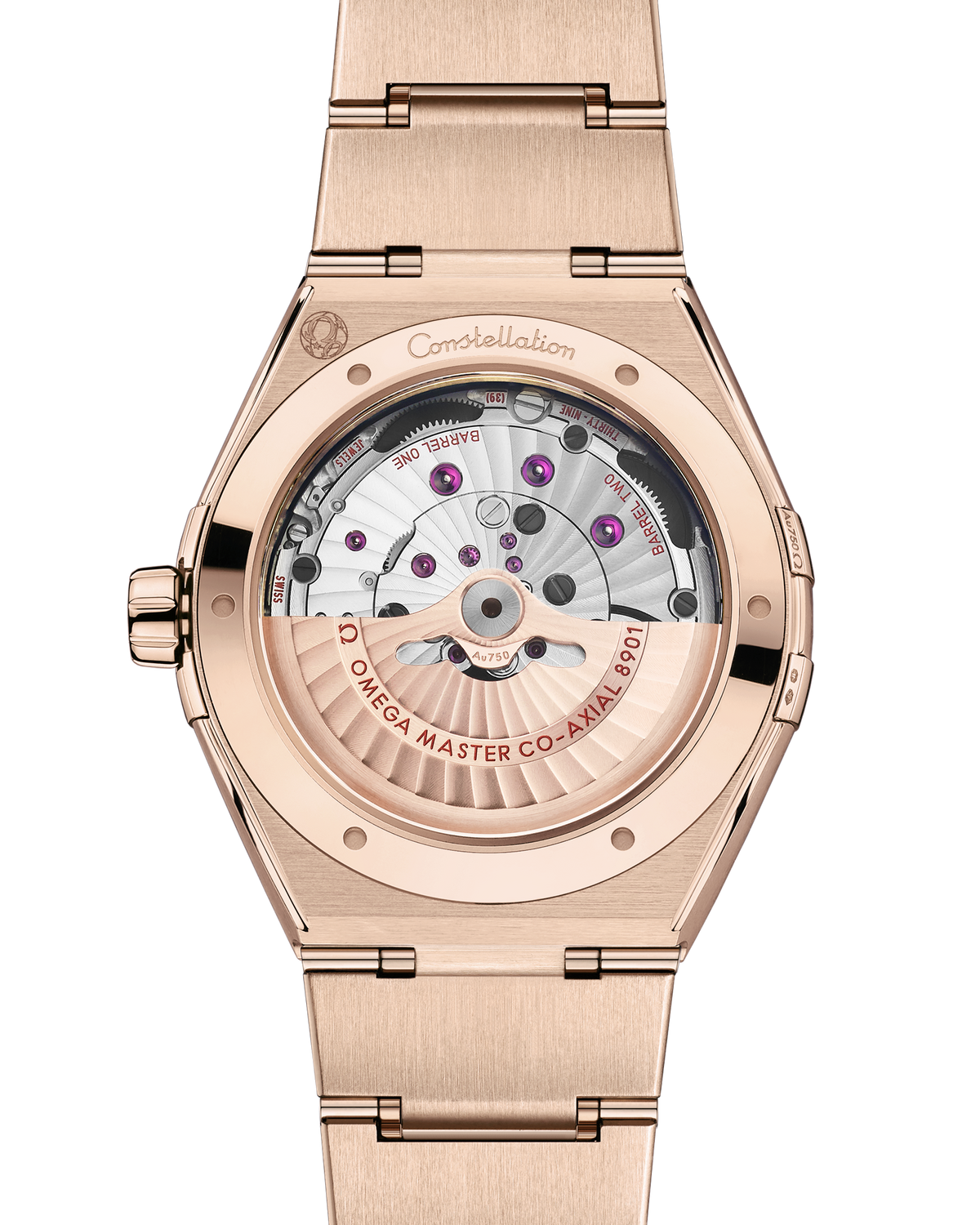 OMEGA Constellation Meteorite 131.50.41.21.99.002, 41 mm sedna™ gold with pink dial – official gallery image 2