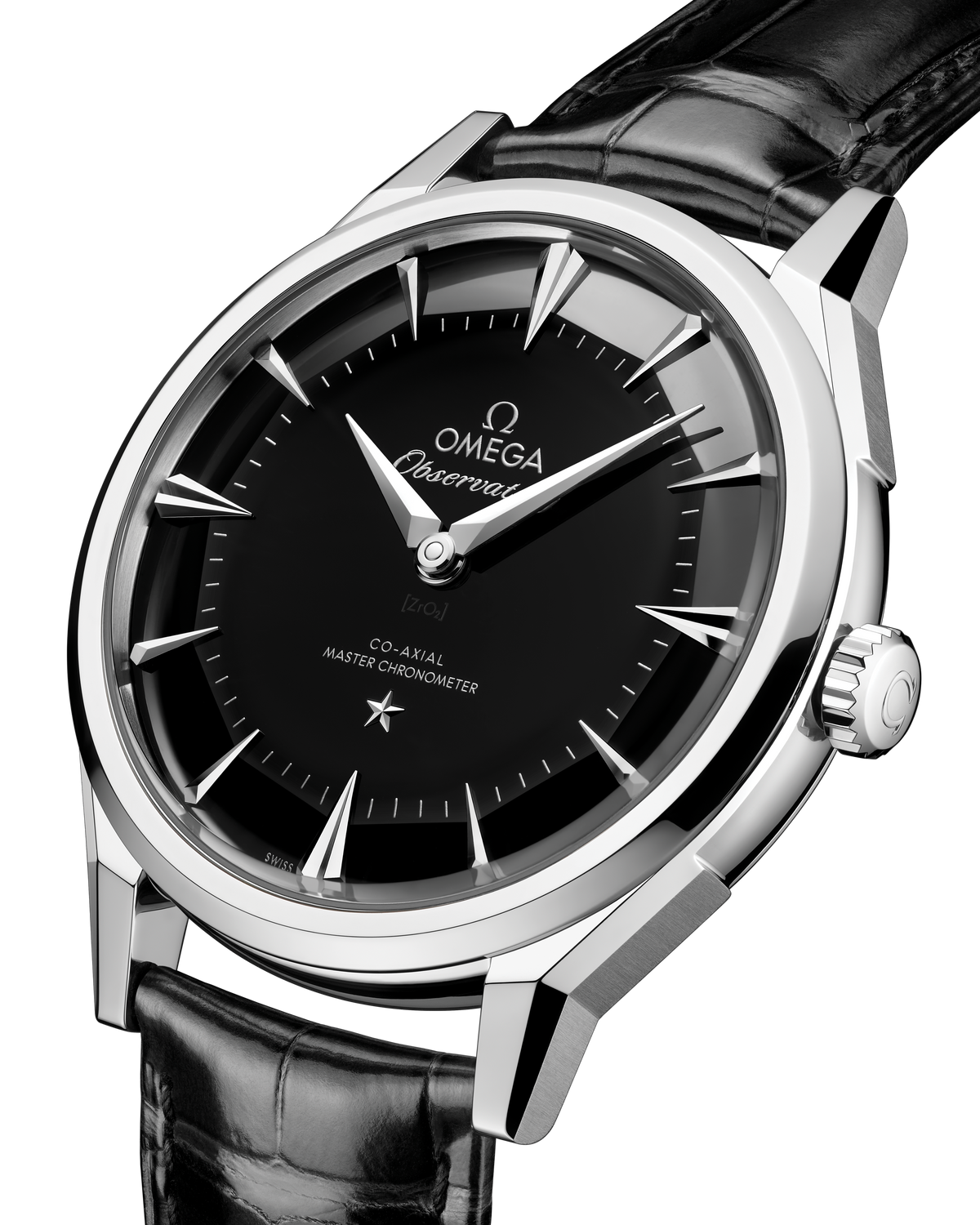OMEGA Constellation Observatory 140.13.39.21.01.001, 39.4 mm o-megasteel with black dial – official gallery image 4