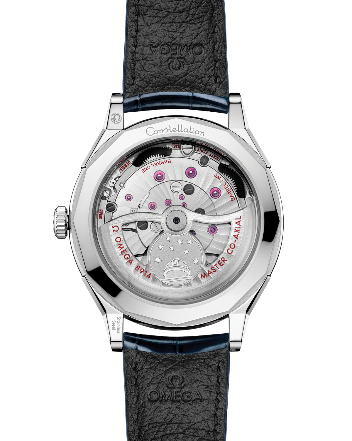 OMEGA Constellation Observatory 140.13.39.21.03.001, 39.4 mm o-megasteel with blue dial – official gallery image 2