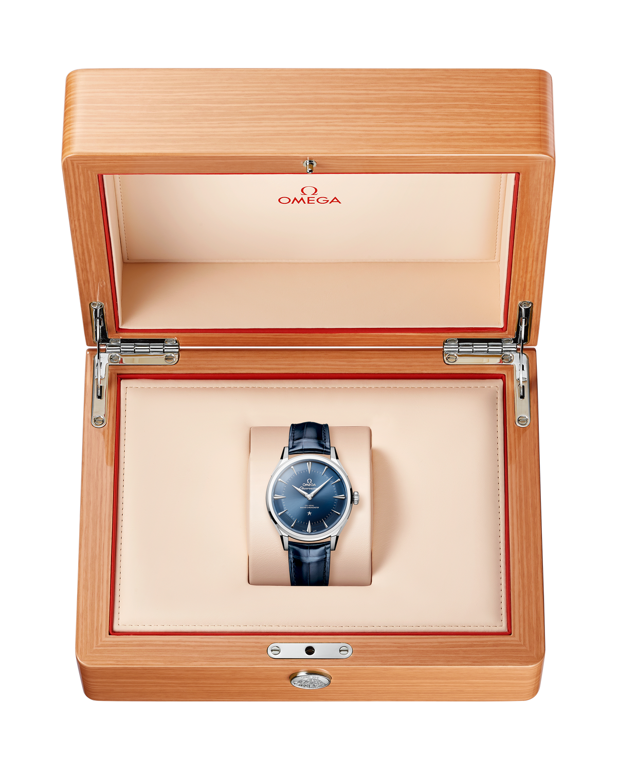 OMEGA Constellation Observatory 140.13.39.21.03.001, 39.4 mm o-megasteel with blue dial – official gallery image 3