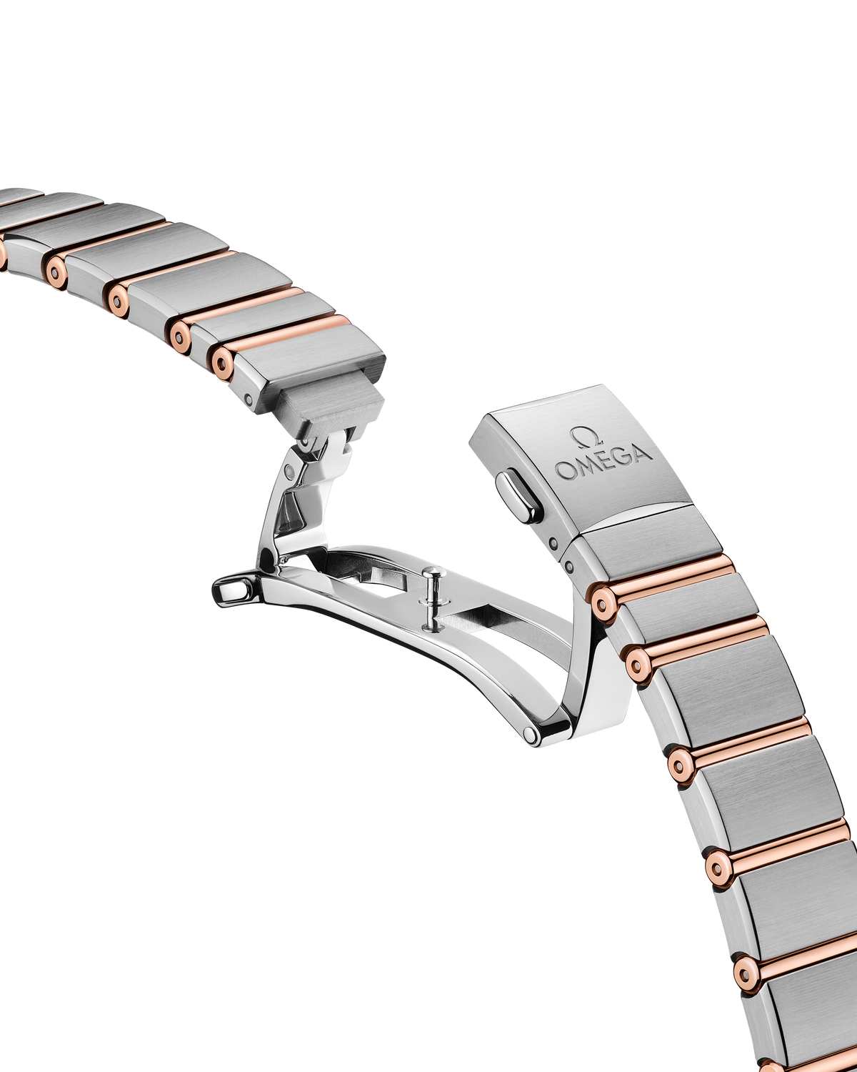 OMEGA Constellation Quartz 131.20.25.60.05.001, 25 mm steel & sedna™ gold with mother-of-pearl dial – official gallery image 4