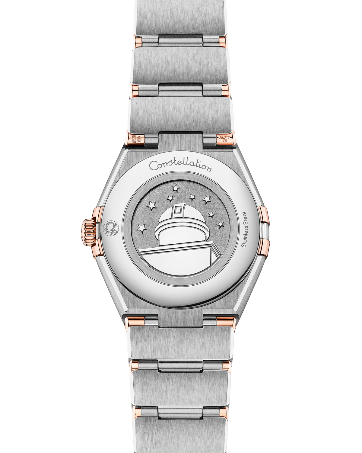OMEGA Constellation Quartz 131.20.28.60.02.001, 28 mm steel & sedna™ gold with silver dial – official gallery image 2