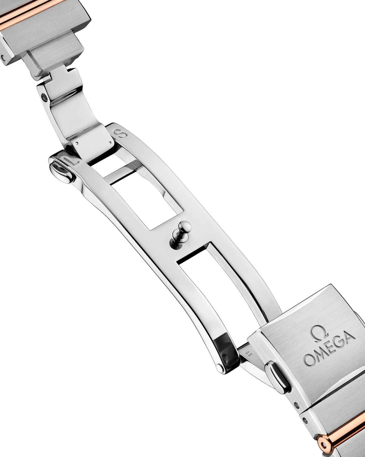OMEGA Constellation Quartz 131.20.28.60.52.001, 28 mm steel & sedna™ gold with silver dial – official gallery image 5