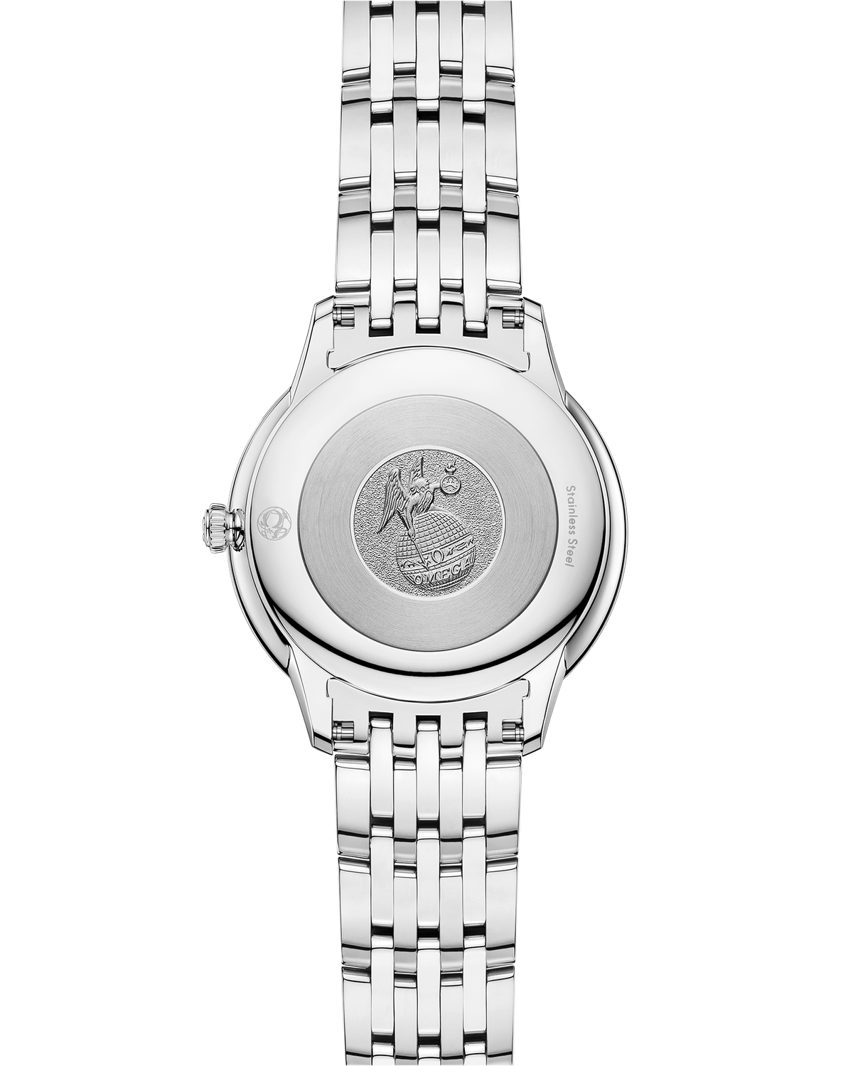 OMEGA De Ville Prestige Quartz 434.10.30.60.05.001, 30 mm steel with mother-of-pearl dial – official gallery image 2