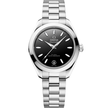 OMEGA Seamaster Aqua Terra 150M 220.10.30.20.01.001, 30 mm steel with black dial – front view