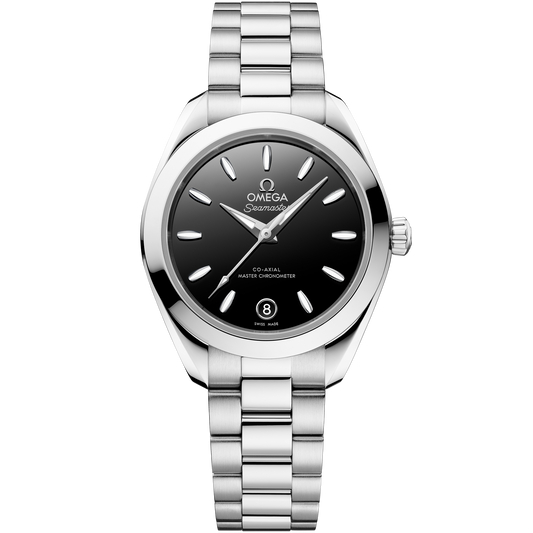 OMEGA Seamaster Aqua Terra 150M 220.10.30.20.01.001, 30 mm steel with black dial – front view
