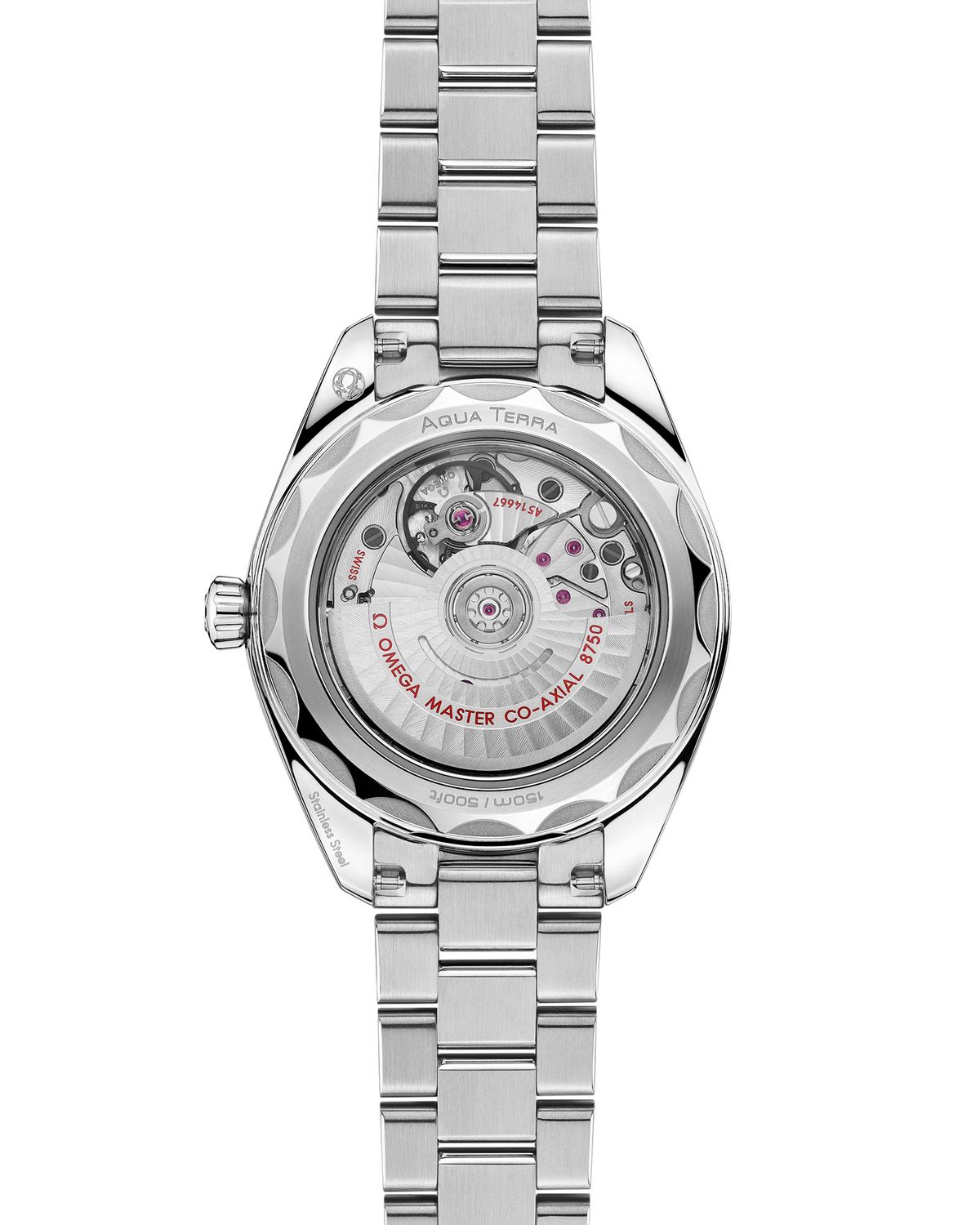 OMEGA Seamaster Aqua Terra 150M 220.10.30.20.10.002, 30 mm steel with lavender dial – official gallery image 2