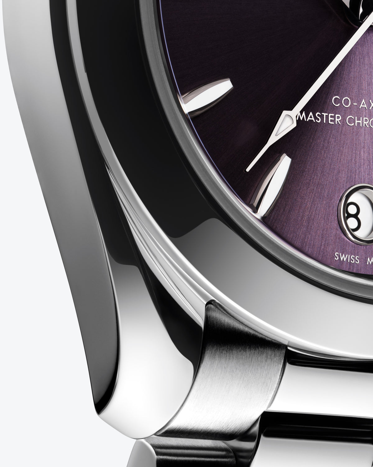 OMEGA Seamaster Aqua Terra 150M 220.10.30.20.10.002, 30 mm steel with lavender dial – official gallery image 3
