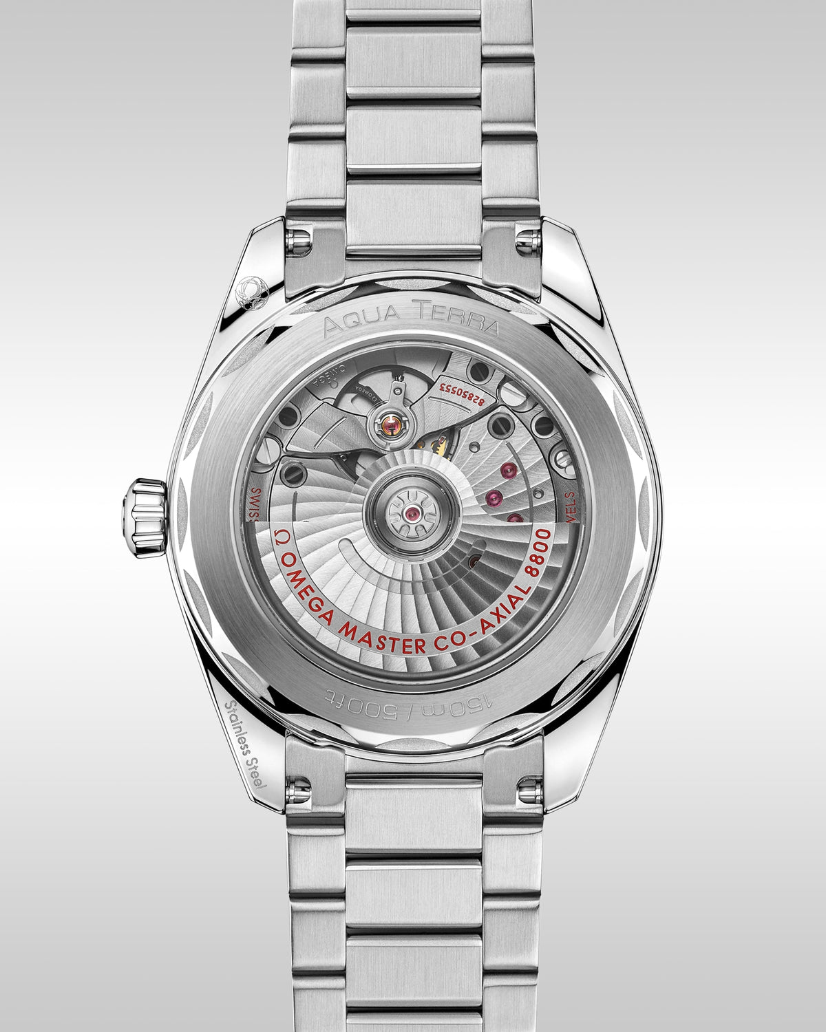 OMEGA Seamaster Aqua Terra 150M 220.10.38.20.01.004, 38 mm steel with black dial – official gallery image 2
