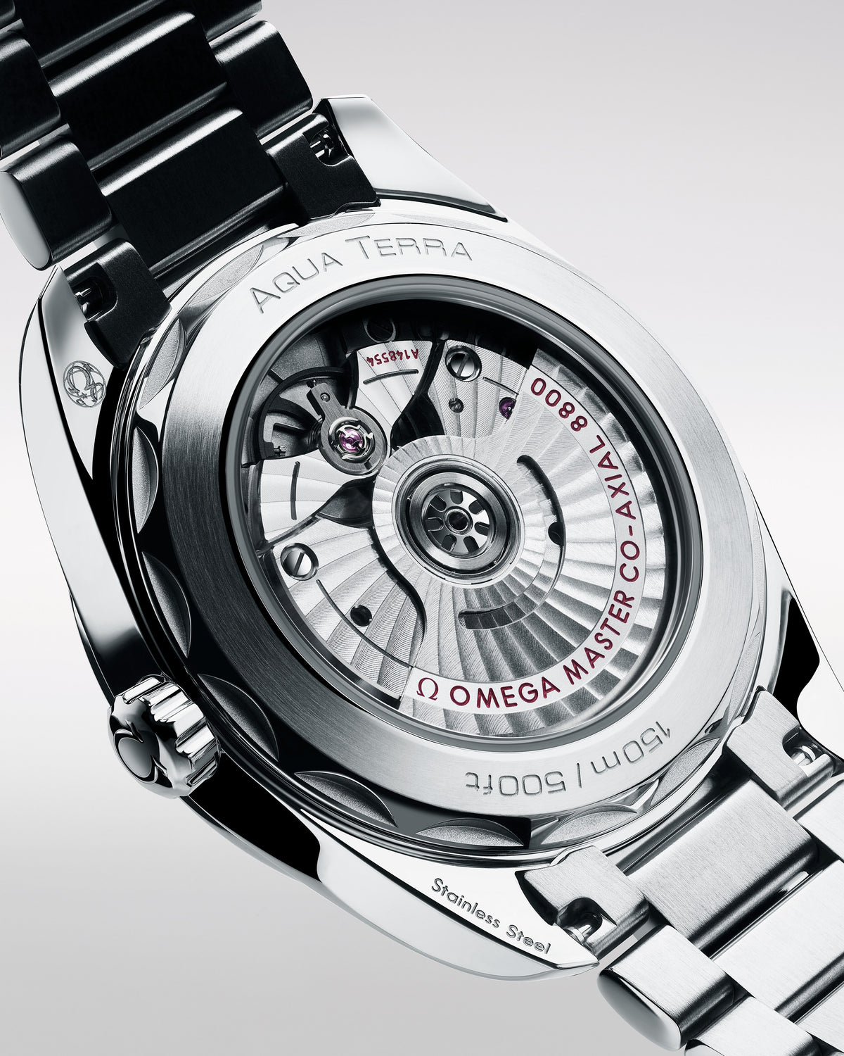 OMEGA Seamaster Aqua Terra 150M 220.10.38.20.01.004, 38 mm steel with black dial – official gallery image 3