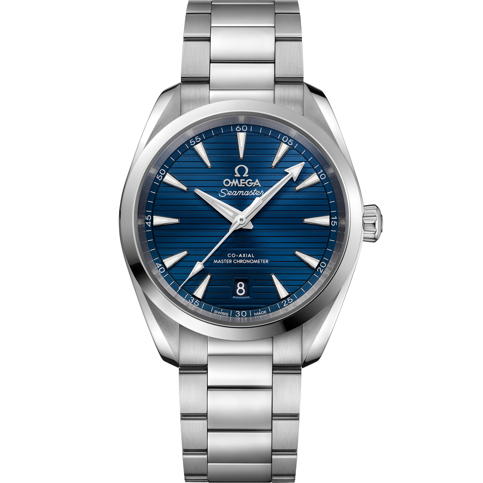 Omega Seamaster Aqua Terra 150M 220.10.38.20.03.001 38 mm Steel Blue Dial Watch for Men