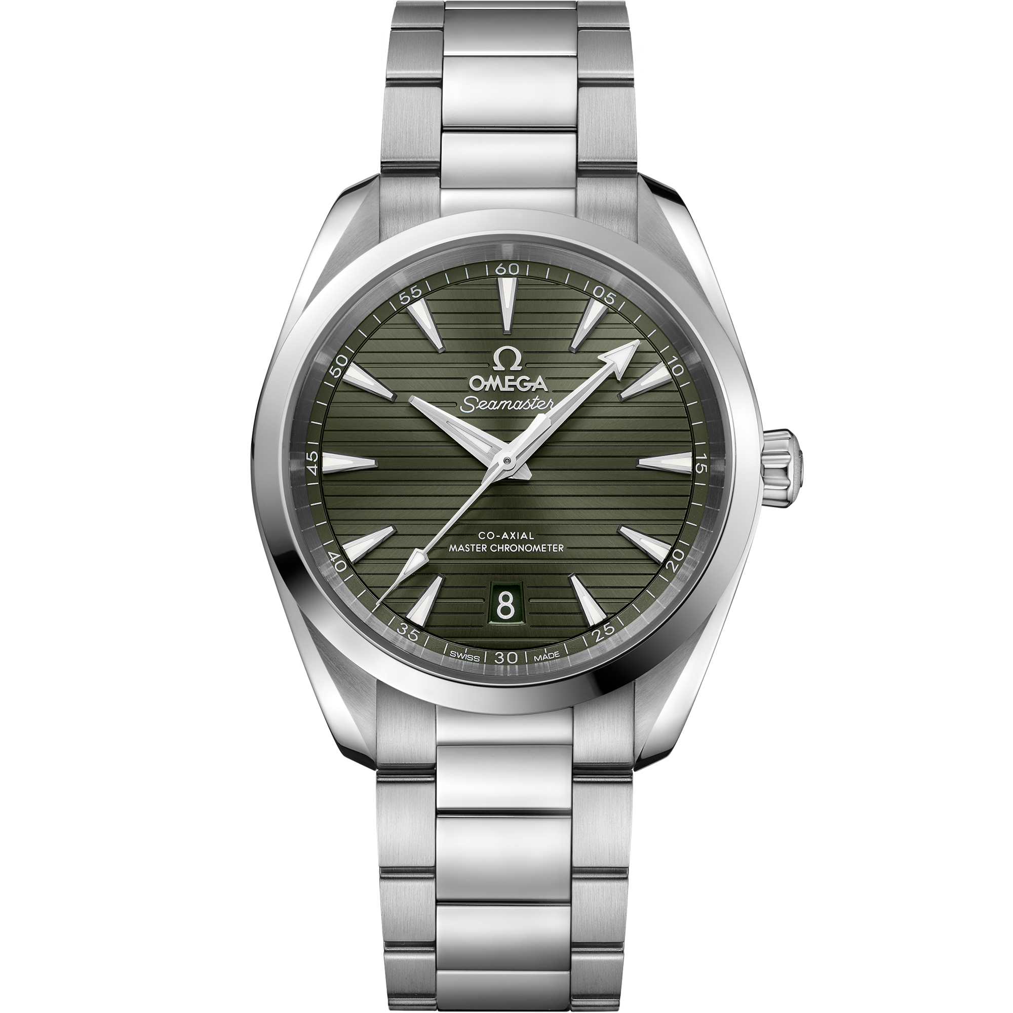 Omega Seamaster Aqua Terra 150M 220.10.38.20.10.003 38 mm Steel Green Dial Watch for Men