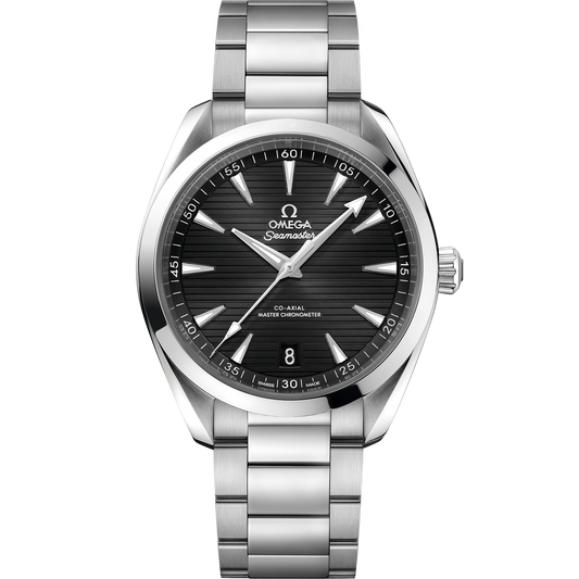 OMEGA Seamaster Aqua Terra 150M 220.10.41.21.01.001, 41 mm steel with black dial – front view