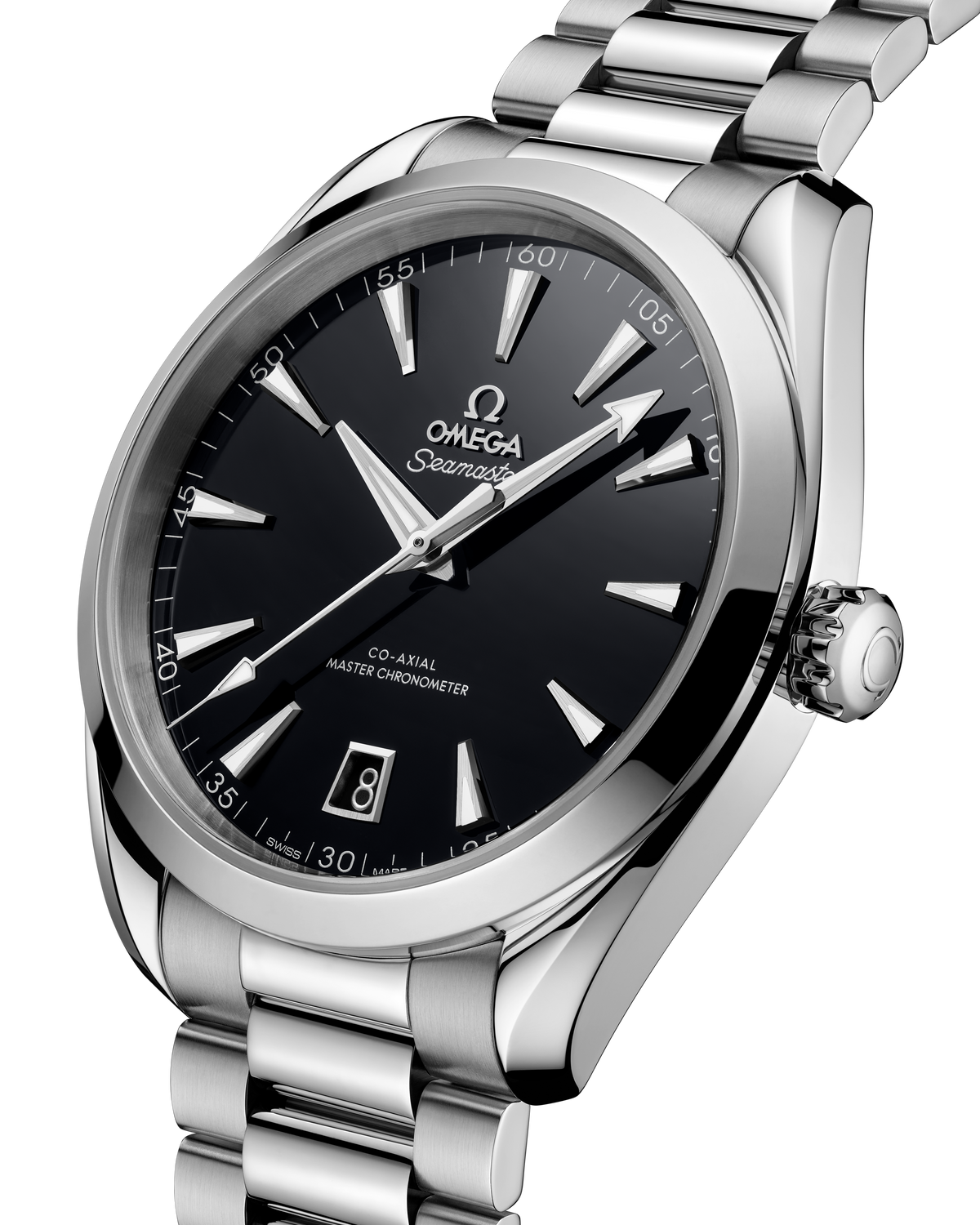 OMEGA Seamaster Aqua Terra 150M 220.10.41.21.01.002, 41 mm steel with black dial – official gallery image 3