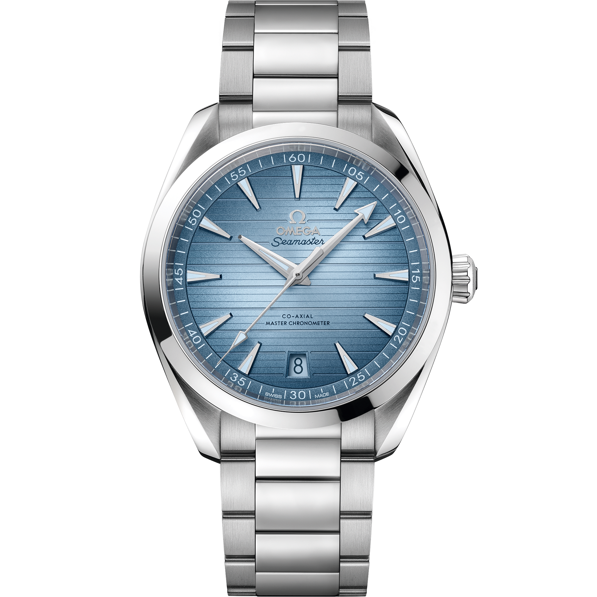Omega Seamaster Aqua Terra 150M Summer Blue 220.10.41.21.03.005 41 mm Steel Blue Dial Watch for Men