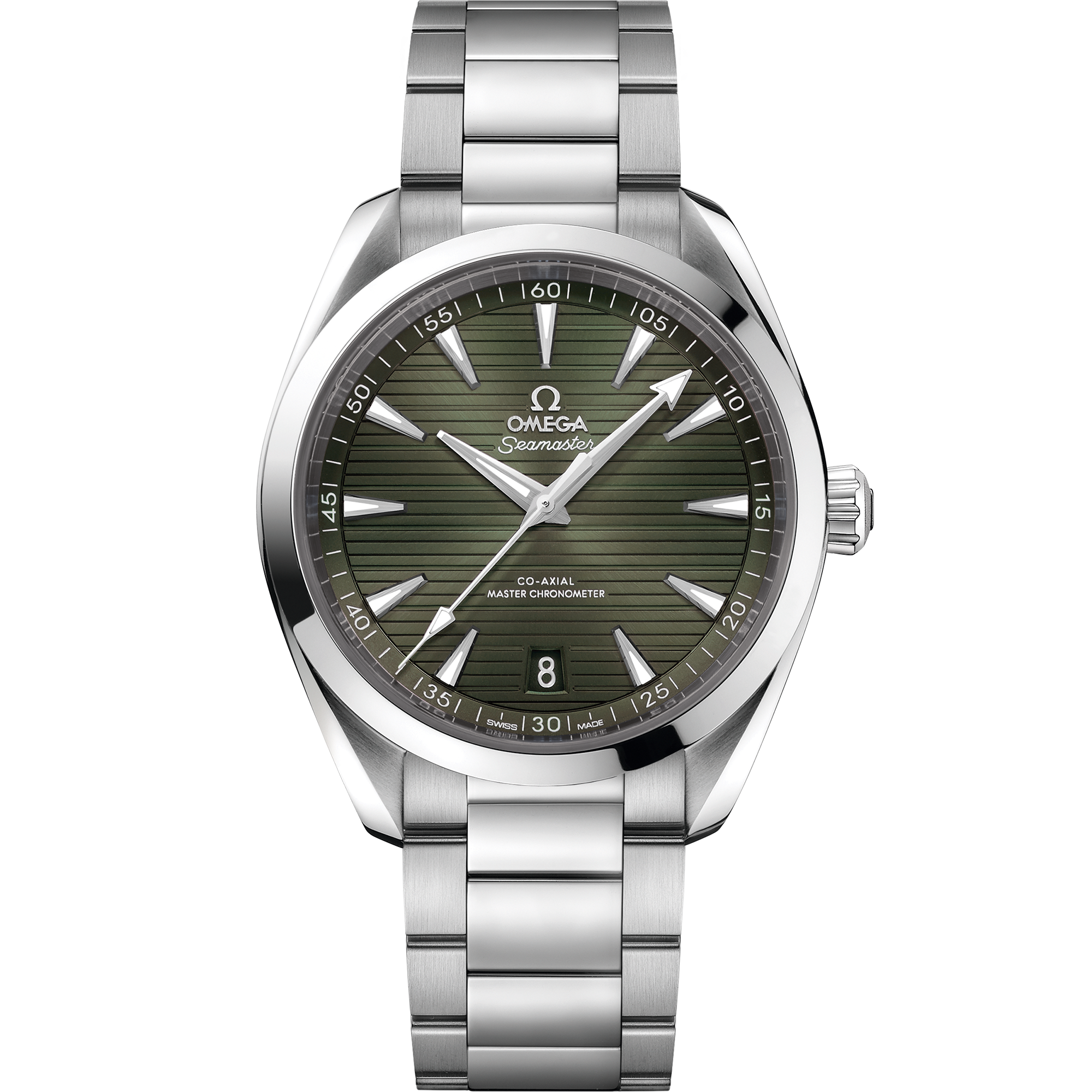 Omega Seamaster Aqua Terra 150M 220.10.41.21.10.001 41 mm Steel Green Dial Watch for Men
