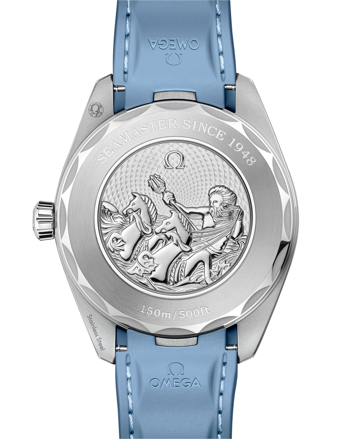 OMEGA Seamaster Aqua Terra Worldtimer Summer Blue 220.12.43.22.03.002, 43 mm steel with blue dial – official gallery image 2