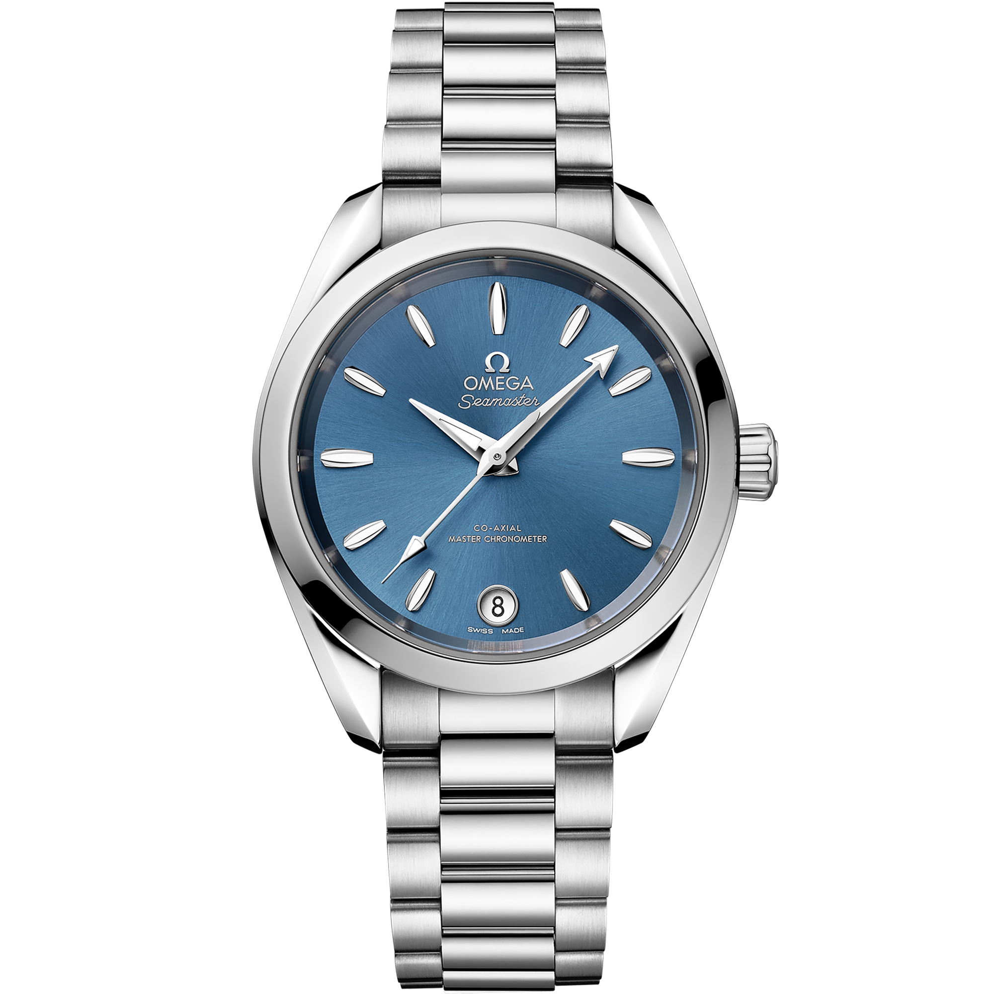 Omega Seamaster Aqua Terra Shades 220.10.34.20.03.002 34 mm Steel Sea Blue Dial Watch for Women