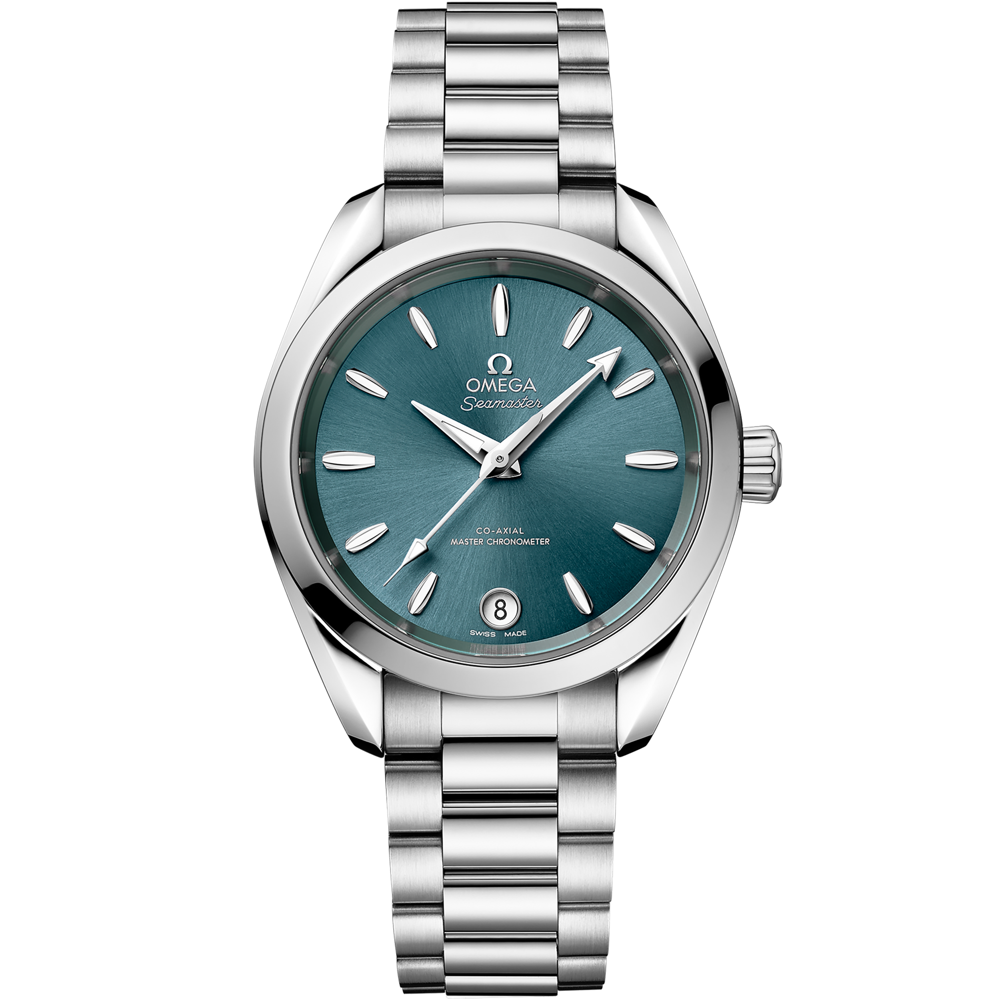 Omega Seamaster Aqua Terra Shades 220.10.34.20.10.001 34 mm Steel Lagoon Green Dial Watch