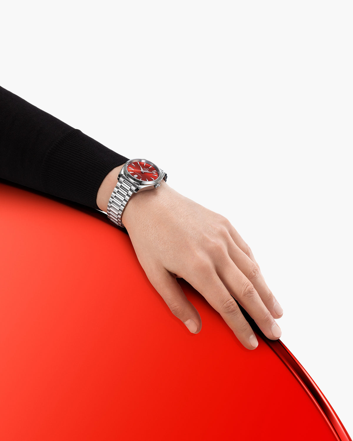 OMEGA Seamaster Aqua Terra Shades 220.10.38.20.13.003, 38 mm steel with terracotta dial – official gallery image 4