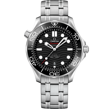OMEGA Seamaster Diver 300M 210.30.42.20.01.001, 42 mm steel with black dial – front view