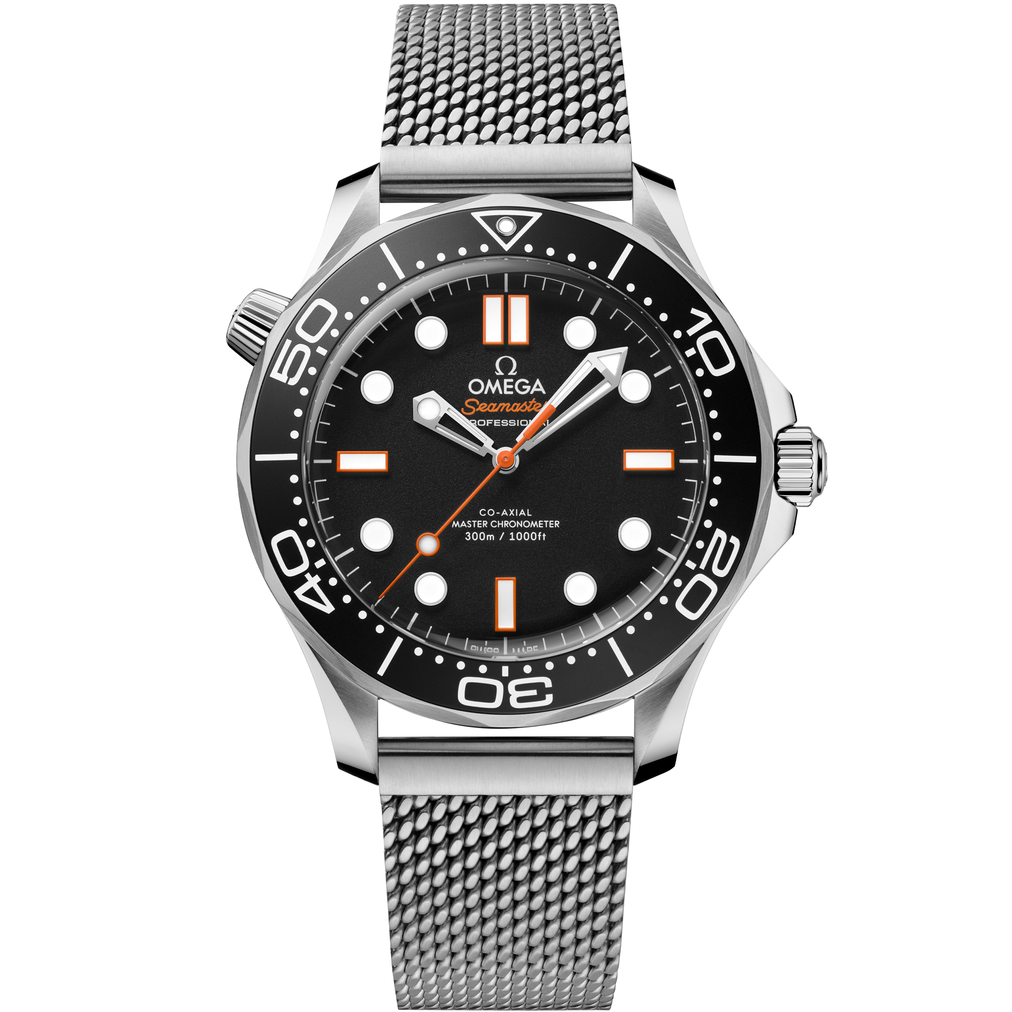 Omega Seamaster Diver 300M 210.30.42.20.01.018 42 mm Steel Black Dial Watch