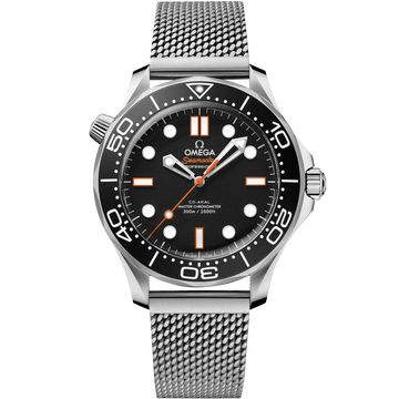 OMEGA Seamaster Diver 300M 210.30.42.20.01.018, 42 mm steel with black dial – front view