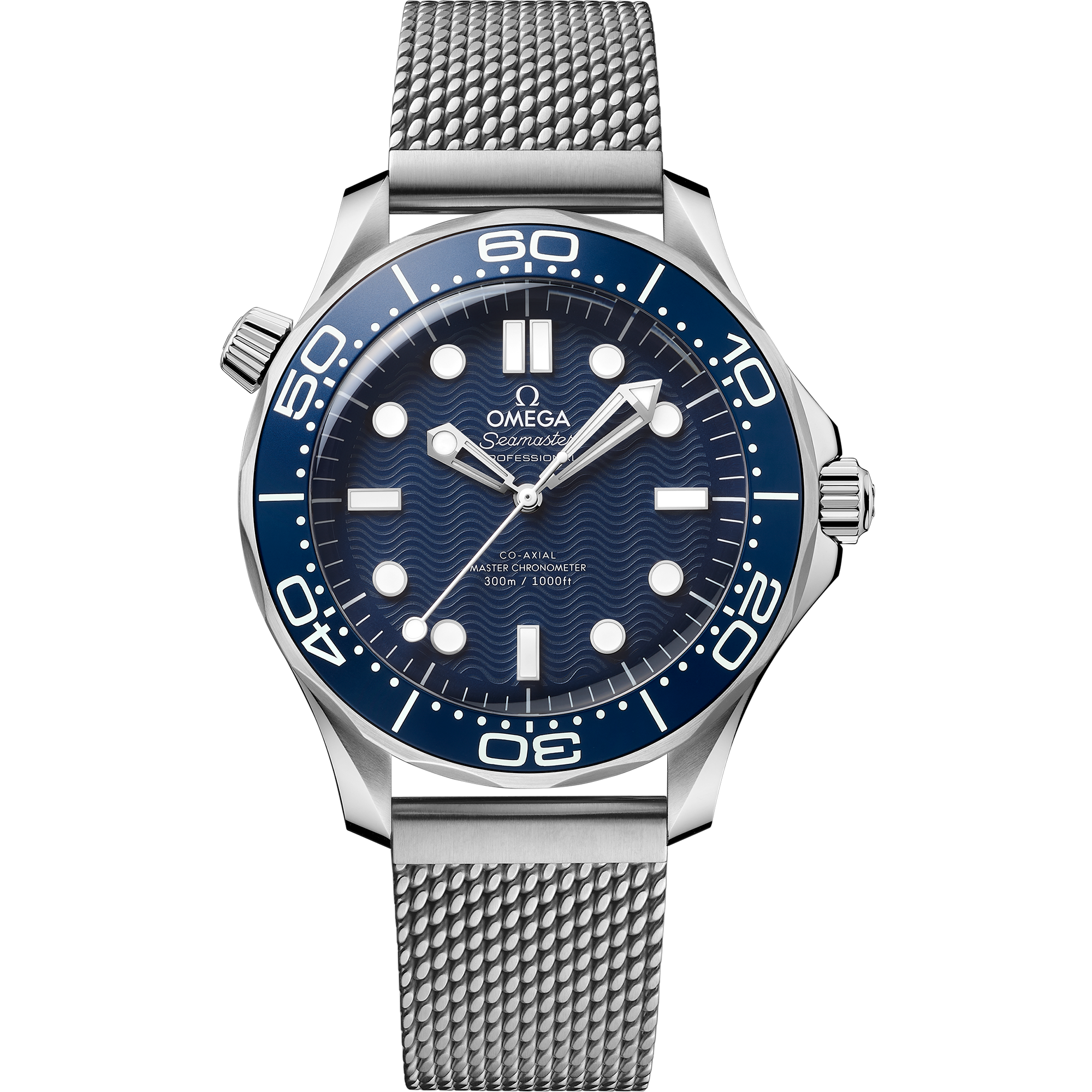 Omega Seamaster Diver 300M James Bond 60th Anniversary 210.30.42.20.03.002 42 mm Steel Blue Dial Watch for Men